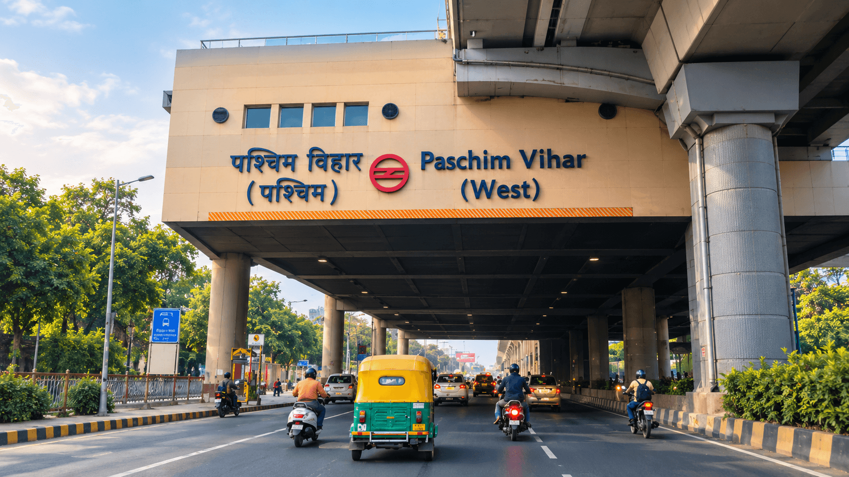 Paschim Vihar West Metro Station: Route, Timings & Nearby Places