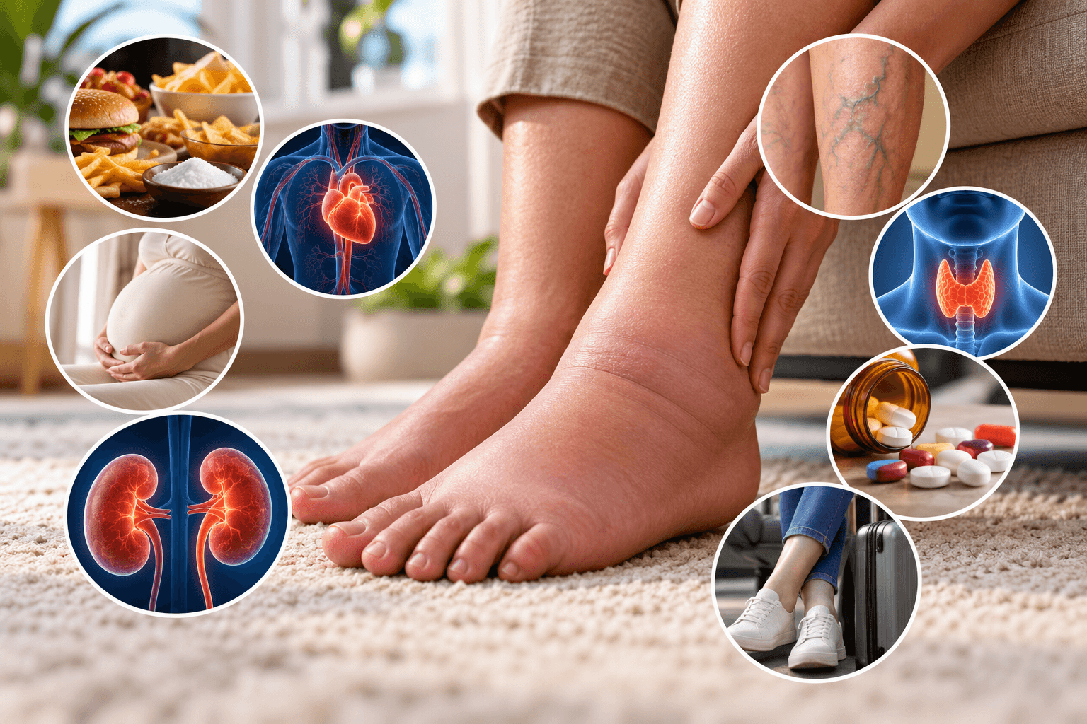 Swollen Feet and Ankles: 8 Possible Causes You Should Know