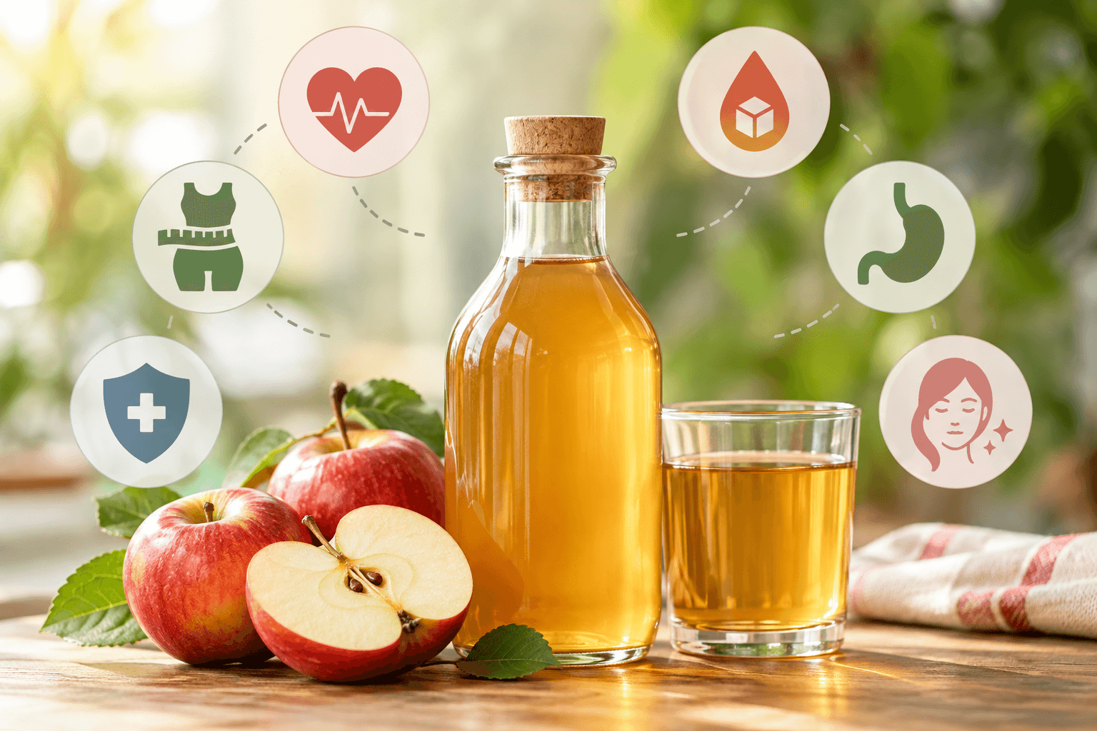 6 Science-Backed Benefits of Apple Cider Vinegar