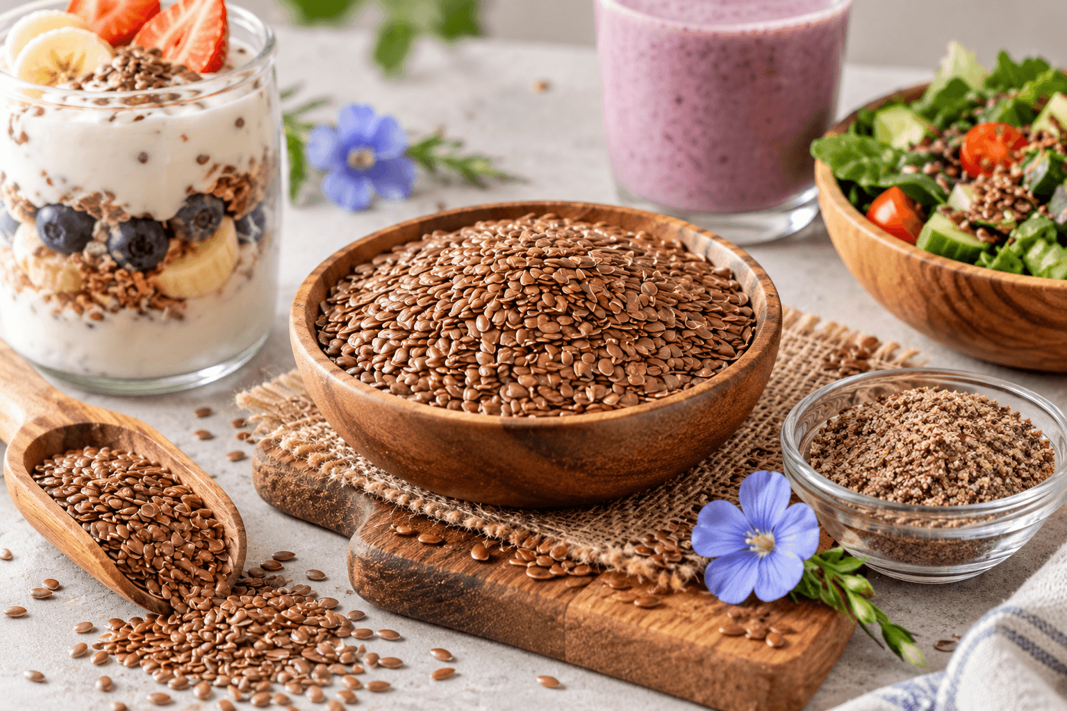 8 Flaxseed Benefits & How to Eat It